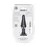 LEVELZ Slim Silicone Plug S Black - Compact Flexible Model
