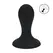 LEVELZ Liquid Silicone Motion Plug S Black sa pokretnim kuglicama