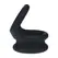 LEVELZ Wide Double O Silicone Support Ring L Crni - Dvostruki Sistem