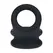 LEVELZ Wide Double O Silicone Dual-Loop Ring M Black - Enhanced Support