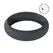 LEVELZ Wide O silikonski intimni prsten L 42mm crni udobno prianjanje
