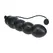LEVELZ Silicone Inflatable Beaded Plug Black 12 cm Adjustable Size