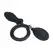 LEVELZ Silicone Inflatable Plug Black - Ribbed, Adjustable Size, 15 cm