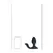 LEVELZ Plug ilicious 2 Black rotirajući silikonski plug sa stimulatorom sa kuglicama