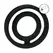 LEVELZ Dual Silicone Performance Ring Black - Grooved Anatomical Design