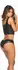 Mapale Slashed Top Wet Look Crop Tank S/M crni, provokativan dizajn sa trakama