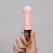 Crushious Mellow Puff Mini Wand, kompaktni roze masažer, 11 cm