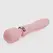 Crushious Jinx Dual Wand masažer od grejanog silikona u boji Rose Wine 21cm
