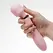 Crushious Jinx Dual Wand masažer od grejanog silikona u boji Rose Wine 21cm