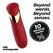 Crushious Blinders Rechargeable Mini Vibrating Device Red 10 Modes