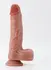 Crushious Inviktus Vibe vibrator od tečnog silikona sa potiskivanjem i rotacijom 20cm boja kože