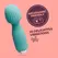 Crushious Wanderlust Mini Wand masažer Mint Green kompaktni 15cm