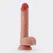 Crushious Inviktus intimni dildo od tečnog silikona 22cm u boji kože