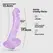 Crushious Hudini Flexible Intimate Device 17.5 cm Purple TPE Suction Base