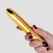 Crushious Classic Vibe Gold, luksuzni metalik masažer za intimno zadovoljstvo 17.5 cm
