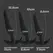 Crushious Tic Tac Toe Intimate Plug Training Set Black Silicone 3 Sizes