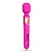 Crushious Big Ben Dual Wand Pink, svestrani silikonski masažer dužine 25,9 cm