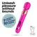 Crushious Big Ben Dual Wand Pink, svestrani silikonski masažer dužine 25,9 cm