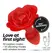 Crushious Giulietta rotirajući analni čep u obliku ruže crveni 7.7cm sa daljinskim upravljačem
