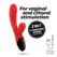 Crushious Dare Dong punjivi vibrator sa duplom stimulacijom crveni 20cm