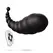 Crushious Cocoon Black bežični punjivi vibrirajući sistem, 8.5cm