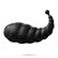 Crushious Cocoon Black bežični punjivi vibrirajući sistem, 8.5cm