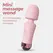 Crushious Wanda Mini punjivi masažer roze 12.5cm USB