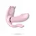 Crushious Fritz Pastel Pink nosivi vibrator sa funkcijom grejanja i daljinskim upravljačem, 14 cm