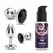 Crushious Bijou Black Trio set od tri luksuzna metalna plaga sa kristalima u veličinama S, M i L
