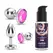 Crushious Bijou Pink Set - Trio of Metal Jewel Intimate Plugs, 3 Sizes