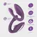 Crushious Pleasuriser Purple C vibrator i lubrikant na bazi vode 50ml