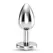 Crushious Bijou Intimate Jewelry Plug Medium Clear 7cm Metal Plug