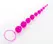 Crushious Flexible Bead Chain Pink 25.4 cm - Soft Rubber Intimate Accessory