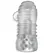 Hunkyjunk Jackt Nubby Ribbed intimni trenažer Clear Ice Large