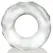 Hunkyjunk Fractal Tactile Ring Clear Ice, fleksibilni Plus+Silicone sistem