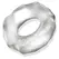 Hunkyjunk Fractal Tactile Ring Clear Ice, fleksibilni Plus+Silicone sistem