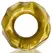 Hunkyjunk Fractal Bronze Comfort Fit Stretch Ring Plus+SILICONE