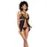 Dreamgirl 2-in-1 Lace Bodysuit & Mesh Babydoll S/M Black Adjustable
