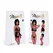 Dreamgirl L/XL Black Versatile Lace Bodysuit with Detachable Mesh Skirt