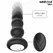 Addicted Toys Rotating Vibrating Plug LED Remote 11.9cm Silicone Black
