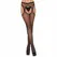 Leg Avenue Dawn Fishnet Suspender Pantyhose with Scallop Edging One Size