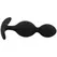 OHMAMA Silicone Bead Chain 9cm - Black, Flexible Ergonomic Design