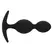 OHMAMA Silicone Bead Chain 9cm - Black, Flexible Ergonomic Design