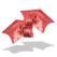 OHMAMA Red Star Sequin Self-Adhesive Reusable Decorative Covers