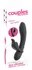 Couples Choice Duo vibrator 3 u 1 silikonski set sa prstenom koji se skida, ljubičasti
