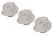 Womanizer W-Heads L sivi set zamenskih kapica 3 kom silikonski dodaci