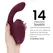 Womanizer Duo Next Dusky Pink dvostruki intimni stimulator, vazduh i vibracija, IPX7