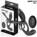 Addicted Toys Double Ring System with Multi-Zone Vibrating Stimulator, Black