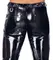 Black Level muške crne pantalone S, elegantna veštačka koža, slim fit kroj
