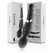 BLACK&SILVER Beck Silicone Wand Massager with Suction Function 2-in-1